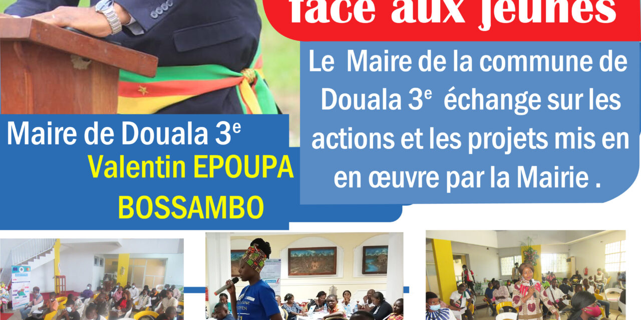 Journée d’Echange Citoyen (le maire de Douala 3eme face aux jeunes de sa localité)