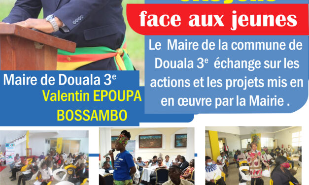 Journée d’Echange Citoyen (le maire de Douala 3eme face aux jeunes de sa localité)