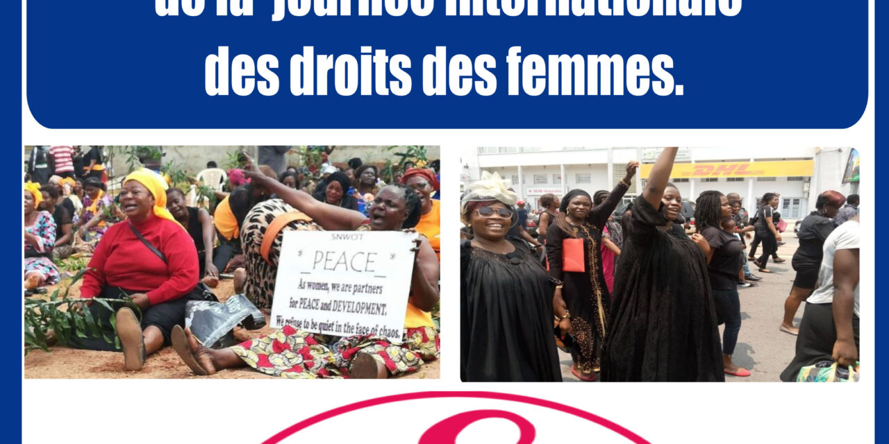 37eme édition de la  journée internationale des droits des femmes.