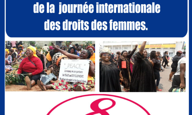 37eme édition de la  journée internationale des droits des femmes.