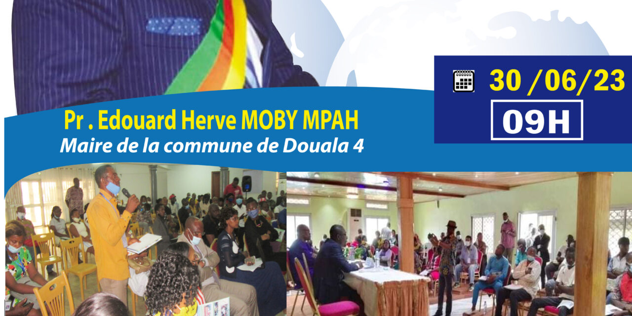 Journée d’échanges citoyen (le Maire de la commune de douala 4  face aux jeunes de sa localité)