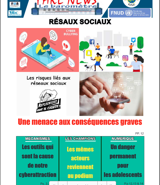 Journal trimestriel de l’ ONG Un Monde Avenir publié dans le cadre du projet ACLIP. – Édition N•006 des mois de Septembre – Octobre- Novembre 2022