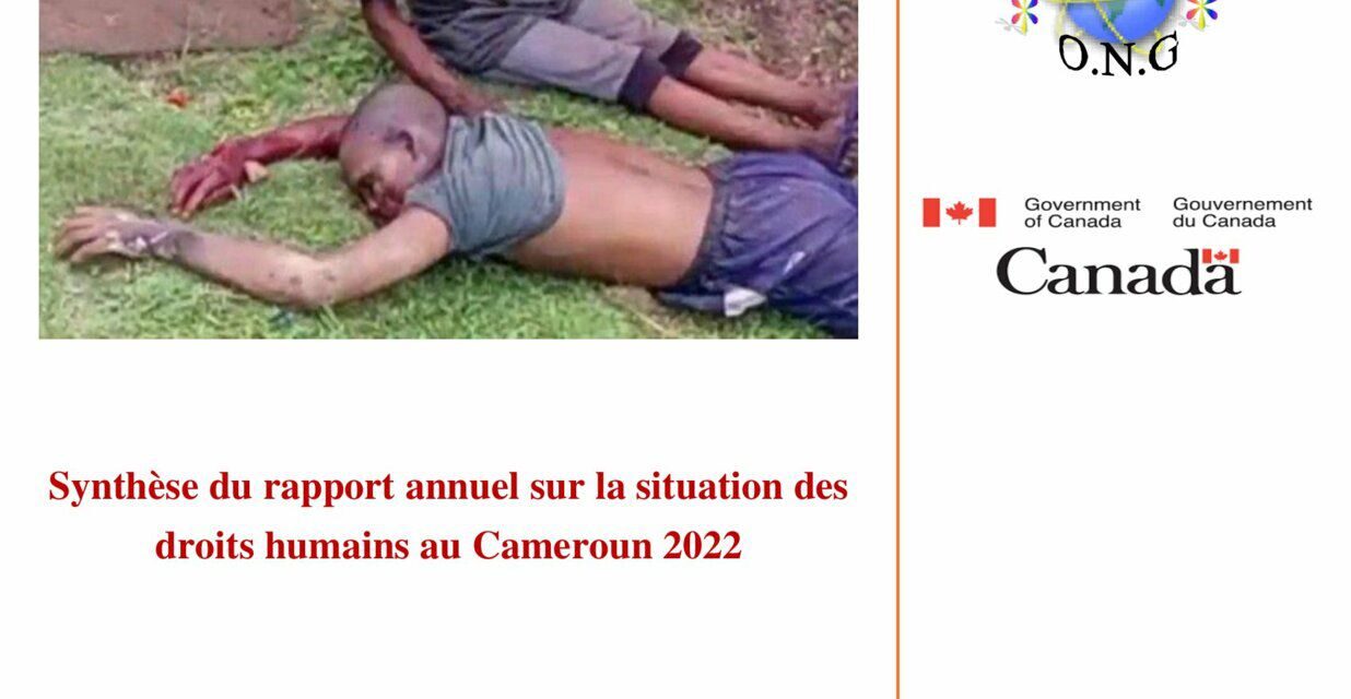 Droit de l’homme : plus de 759 personnes tuées dans des actes de  violences au Cameroun en 2022